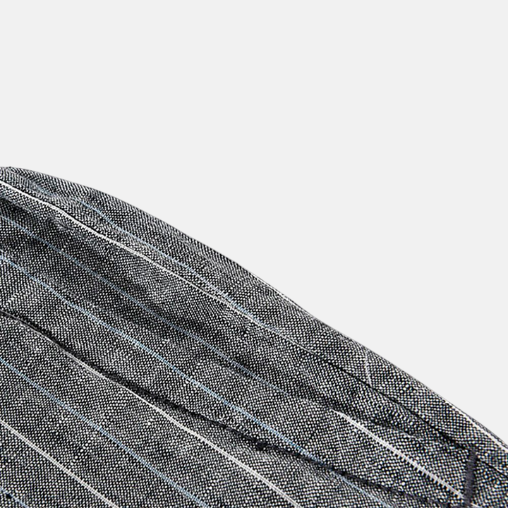 Bermuda Masculina Linho Listrada