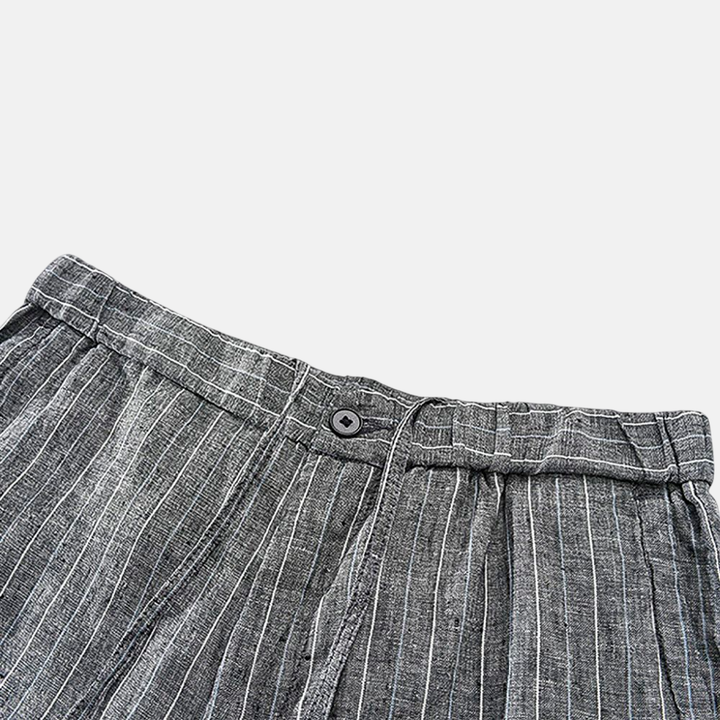 Bermuda Masculina Linho Listrada