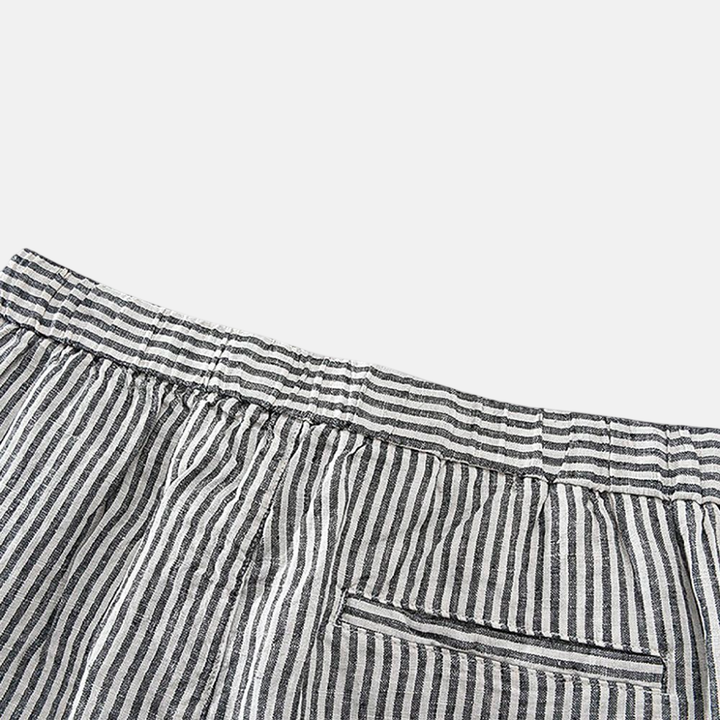 Bermuda Masculina Linho Listrada