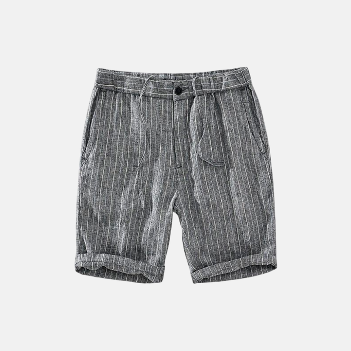 Bermuda Masculina Linho Listrada