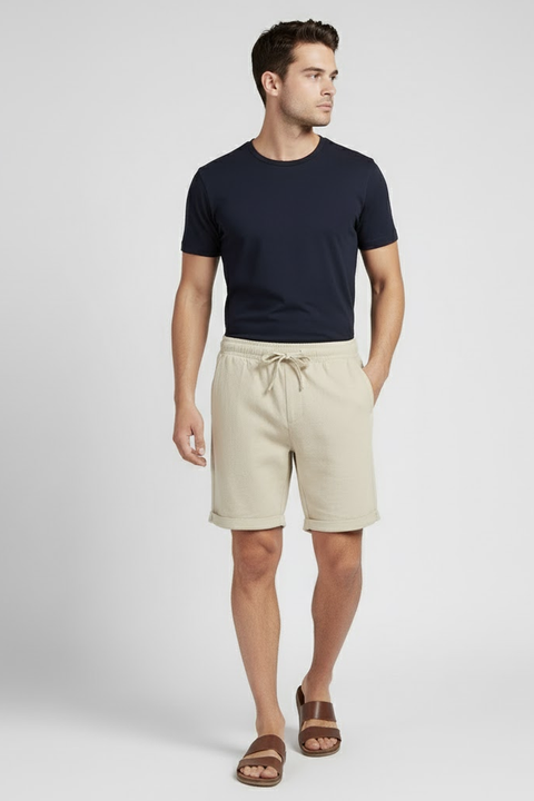 Bermuda Masculina Linho Verano