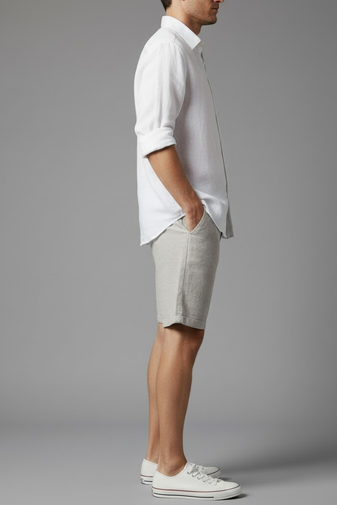 Bermuda Masculino Linho Phuket