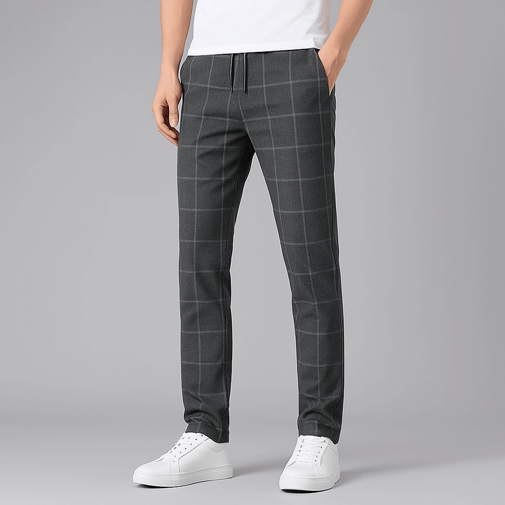 Calça Social Xadrez Masculina