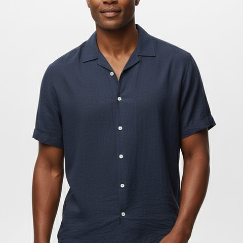 Camisa Manga Curta Lisa Everyday