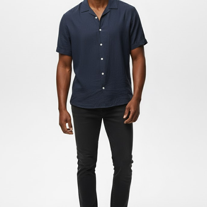 Camisa Manga Curta Lisa Everyday