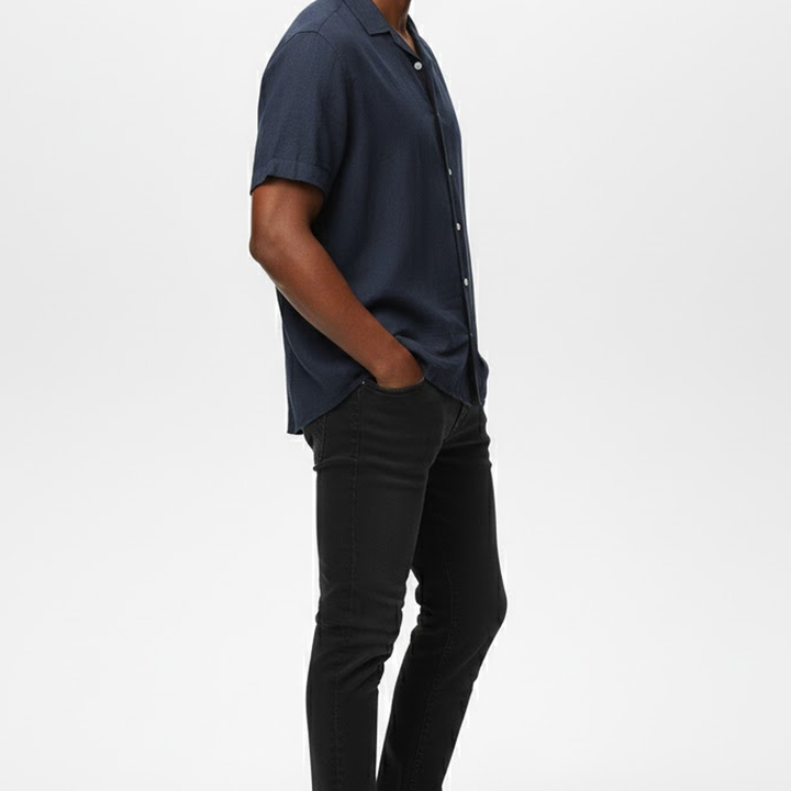 Camisa Manga Curta Lisa Everyday