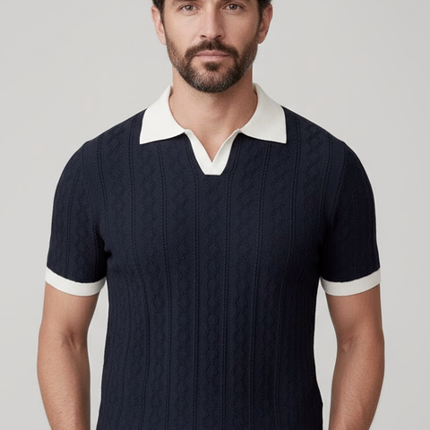 Camisa Polo Tricot Masculina Madrid