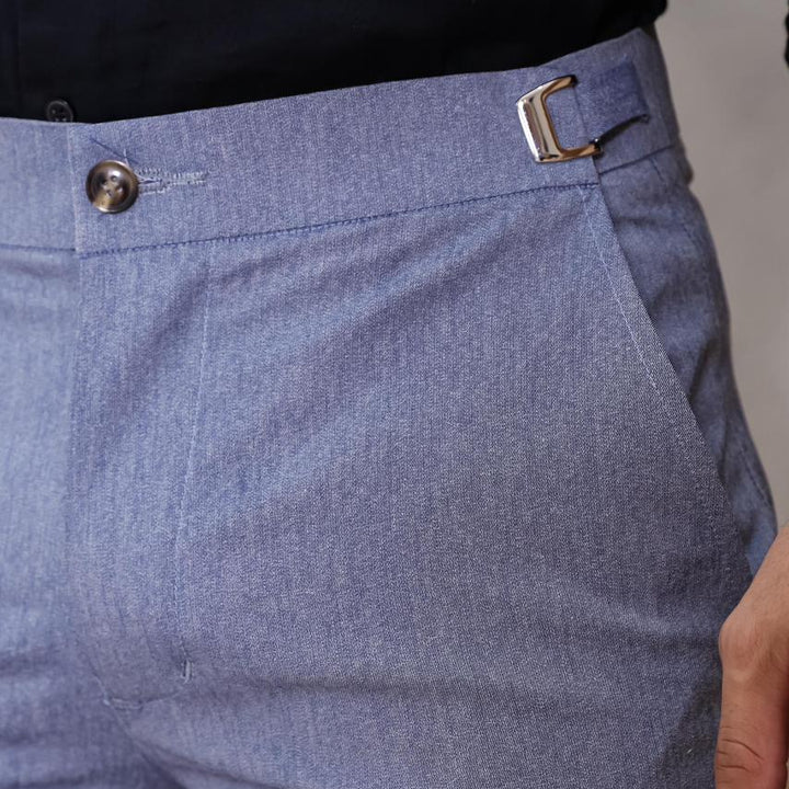 Calça Alf. Artemis Ponto H Marinho