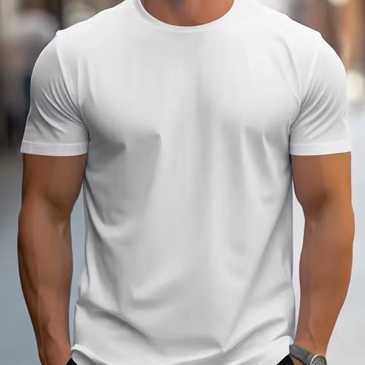 Camiseta Verão Elegante e simples casual diário versátil tecido macio